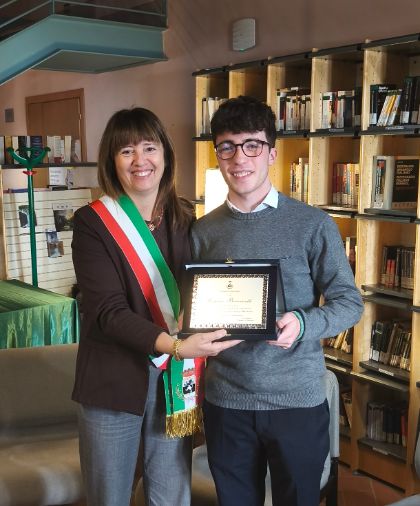 Un premio per l'Alfiere del Lavoro Lorenzo Benericetti 