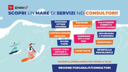 Campagna di comunicazione regionale sulle attività dei consultori