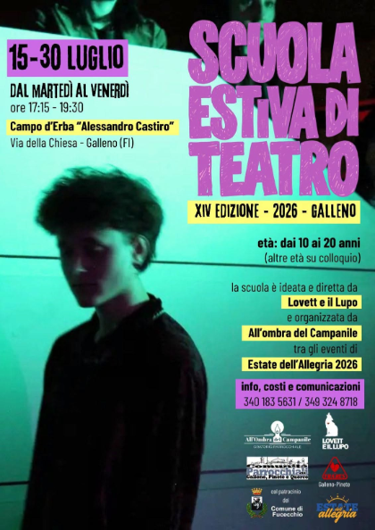 A Galleno torna la scuola estiva di teatro per ragazzi