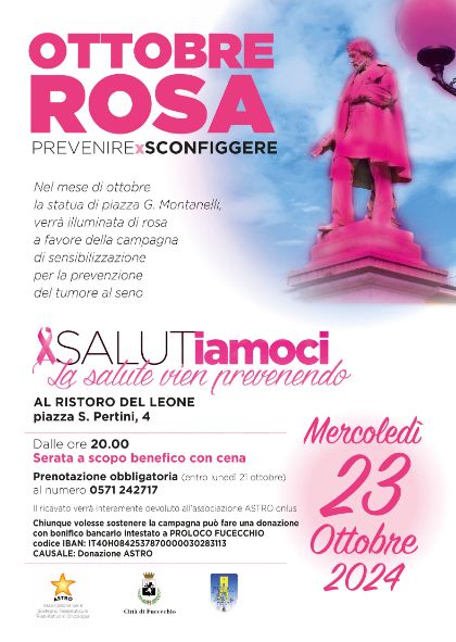 Ottobre Rosa, serata benefica in favore di ASTRO