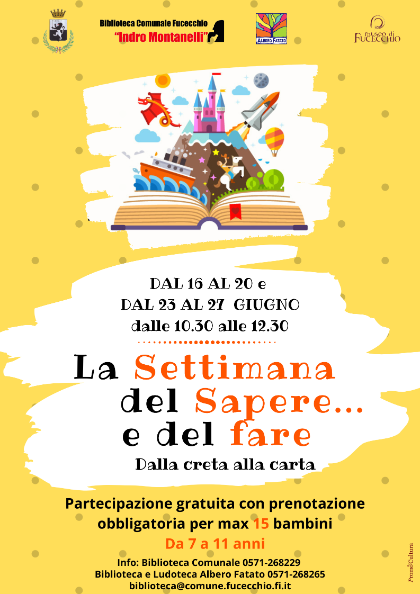 La settimana del sapere e del fare alla biblioteca comunale La settimana del sapere e del fare alla biblioteca comunale