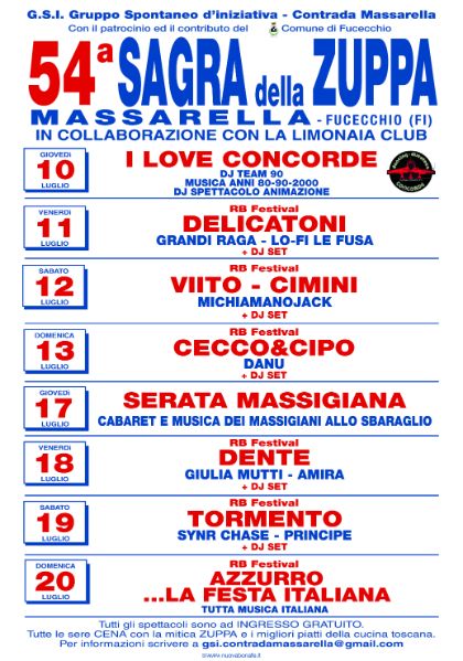 Sagra della zuppa e RB Festival Sagra della zuppa e RB Festival