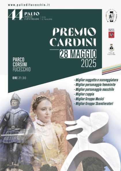 Il premio “Tommaso Cardini” assegna gli Oscar del Palio di Fucecchio Il premio “Tommaso Cardini” assegna gli Oscar del Palio di Fucecchio
