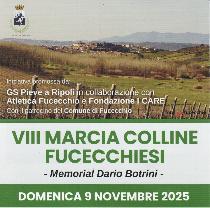 8° Marcia delle colline fucecchiesi 8° Marcia delle colline fucecchiesi