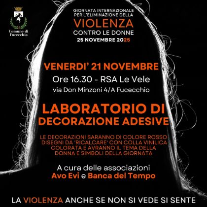 Laboratorio di decorazioni sul 25 novembre