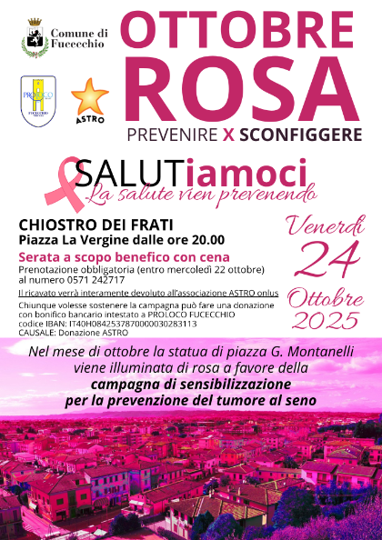 Ottobre Rosa, serata benefica in favore di ASTRO
