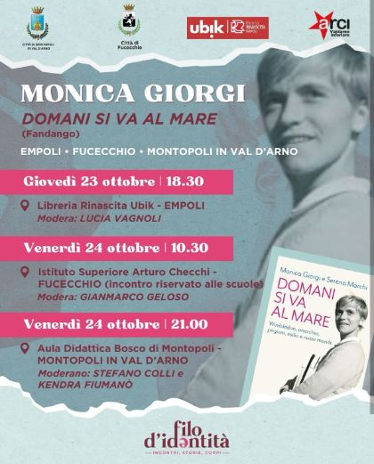 Filo d'identità, incontro con l'autrice Monica Giorgi Filo d'identità, incontro con l'autrice Monica Giorgi