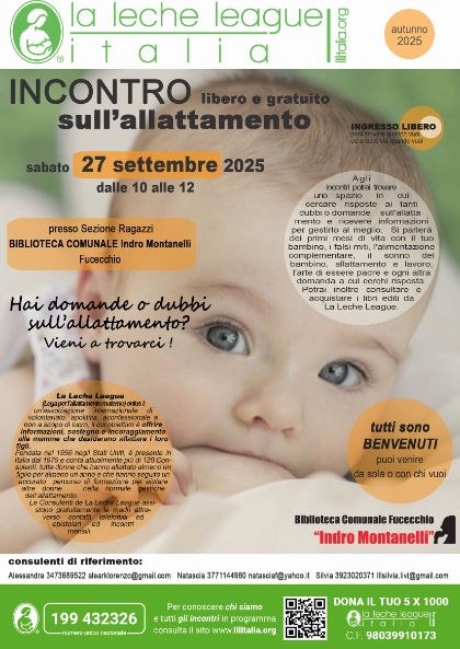 Incontro sull'allattamento alla biblioteca comunale