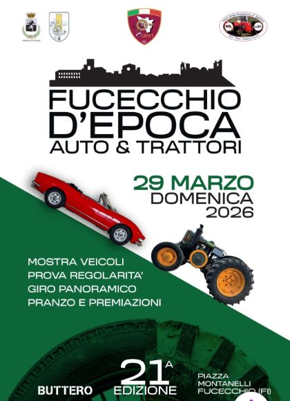 Fucecchio d'epoca, raduno auto e trattori
