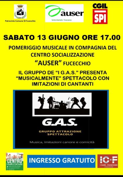 Pomeriggio musicale a cura dell'Auser Fucecchio