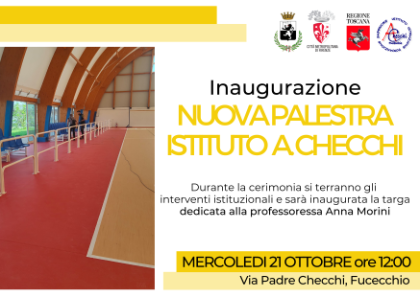 Inaugurazione nuova palestra istituto A. Checchi