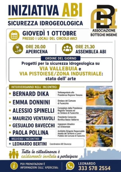 Sicurezza idrogeologica, incontro sui progetti per via Vallebuia e via Pistoiese
