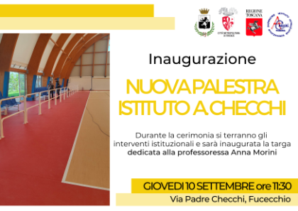 Inaugurazione nuova palestra istituto A. Checchi