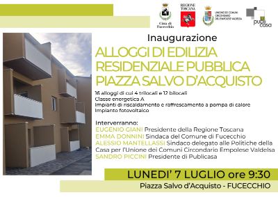 inaugurazione alloggi erp