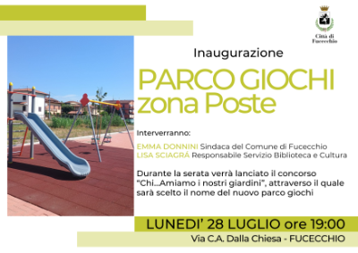 inaugurazione parco giochi