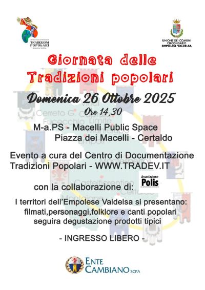 giornata tradizioni popolari