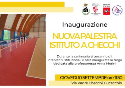 inaugurazione palestra checchi