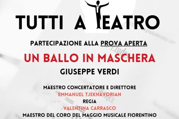 10 MAGGIO 2026_ A teatro prova aperta