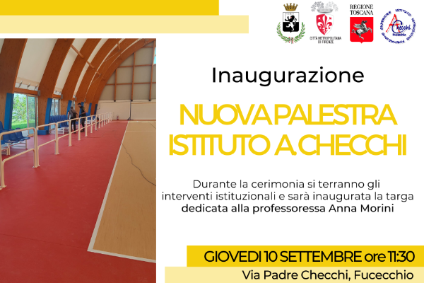 inaugurazione palestra checchi